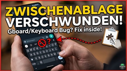 Zwischenablage auf der Tastatur verschwunden