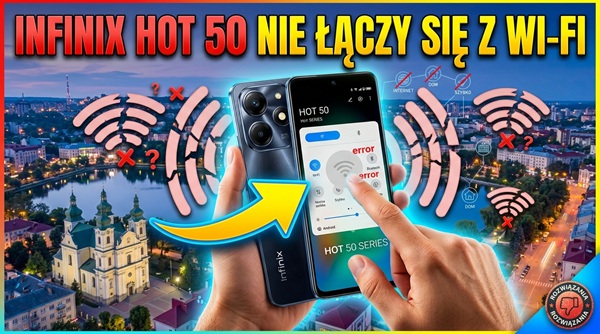 nfinix Hot 50 nie łączy się