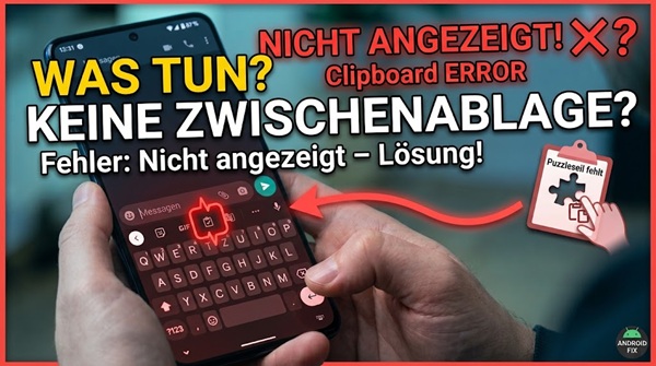 Was tun, wenn die Zwischenablage überhaupt nicht angezeigt wird