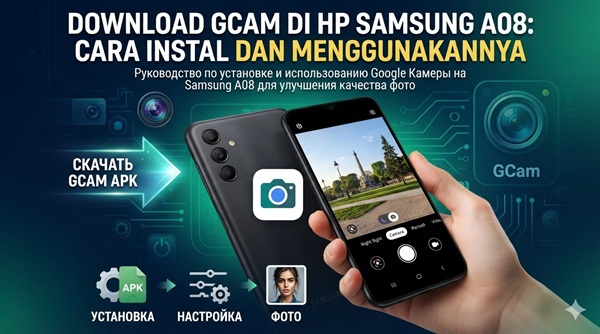Download GCam di HP Samsung A08