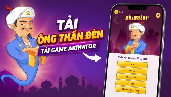 Tải ông thần đèn Tải game Akinator