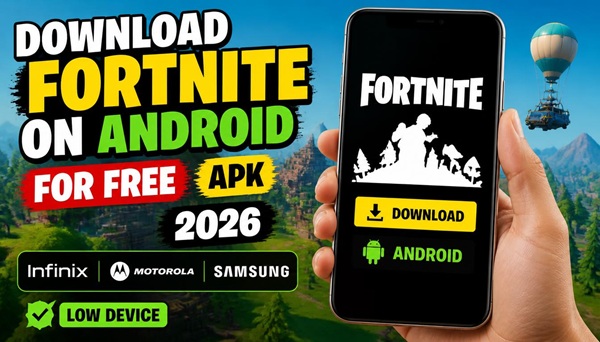 Download Fortnite APK for Android Free (2026) – Infinix, Motorola, Samsung